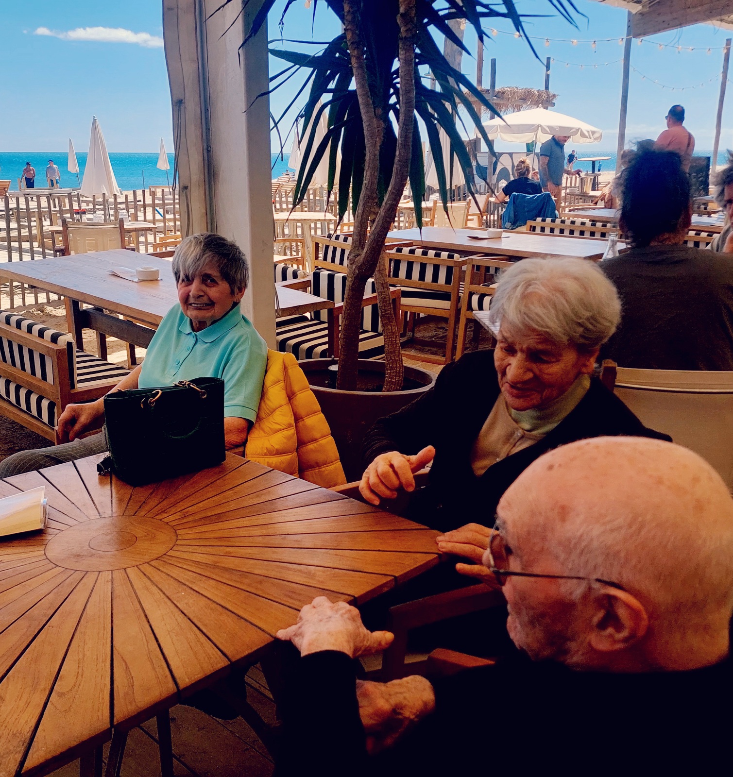 Goûter en bord de mer