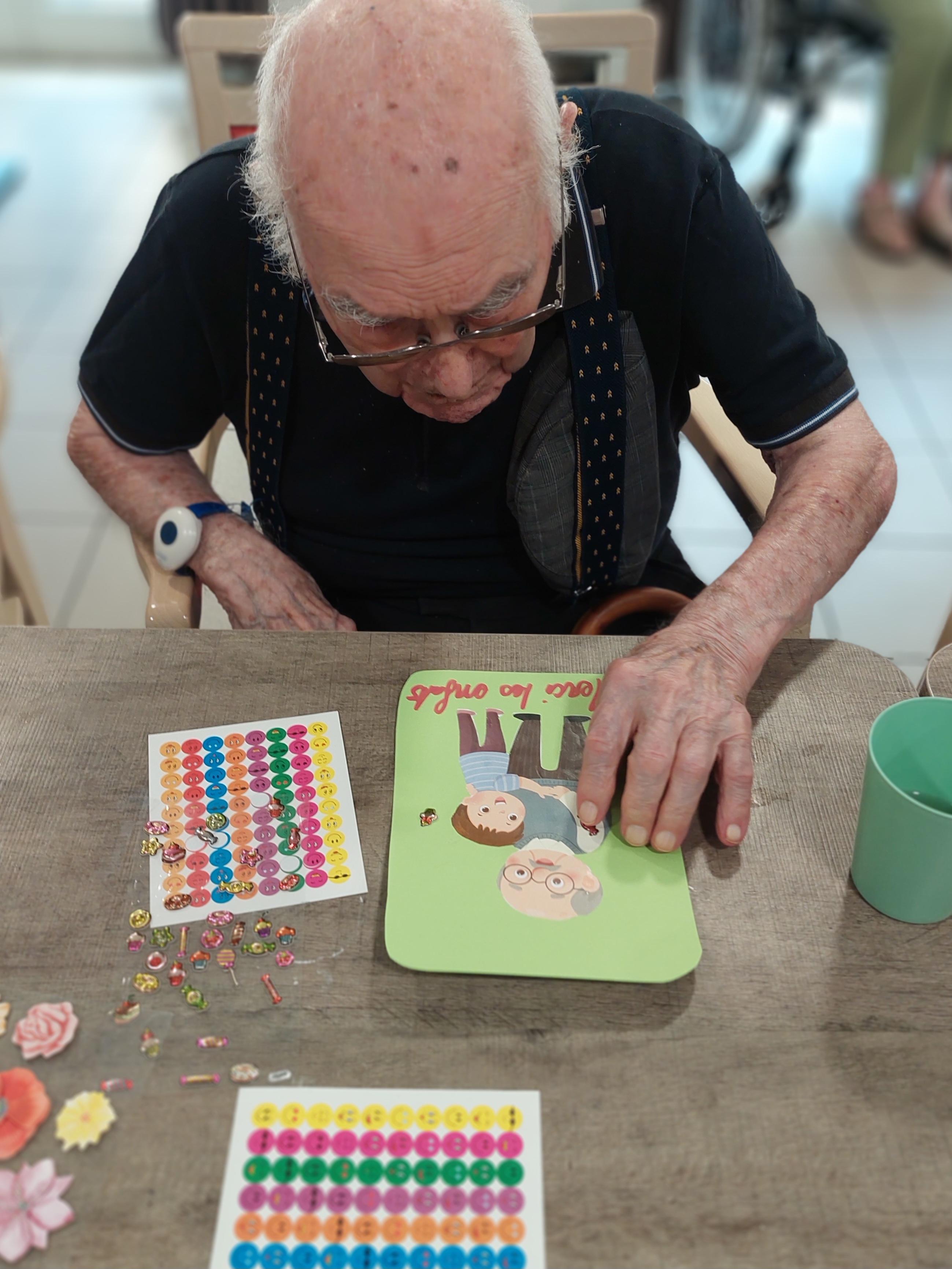 Atelier «  création de souvenirs ensemble » 