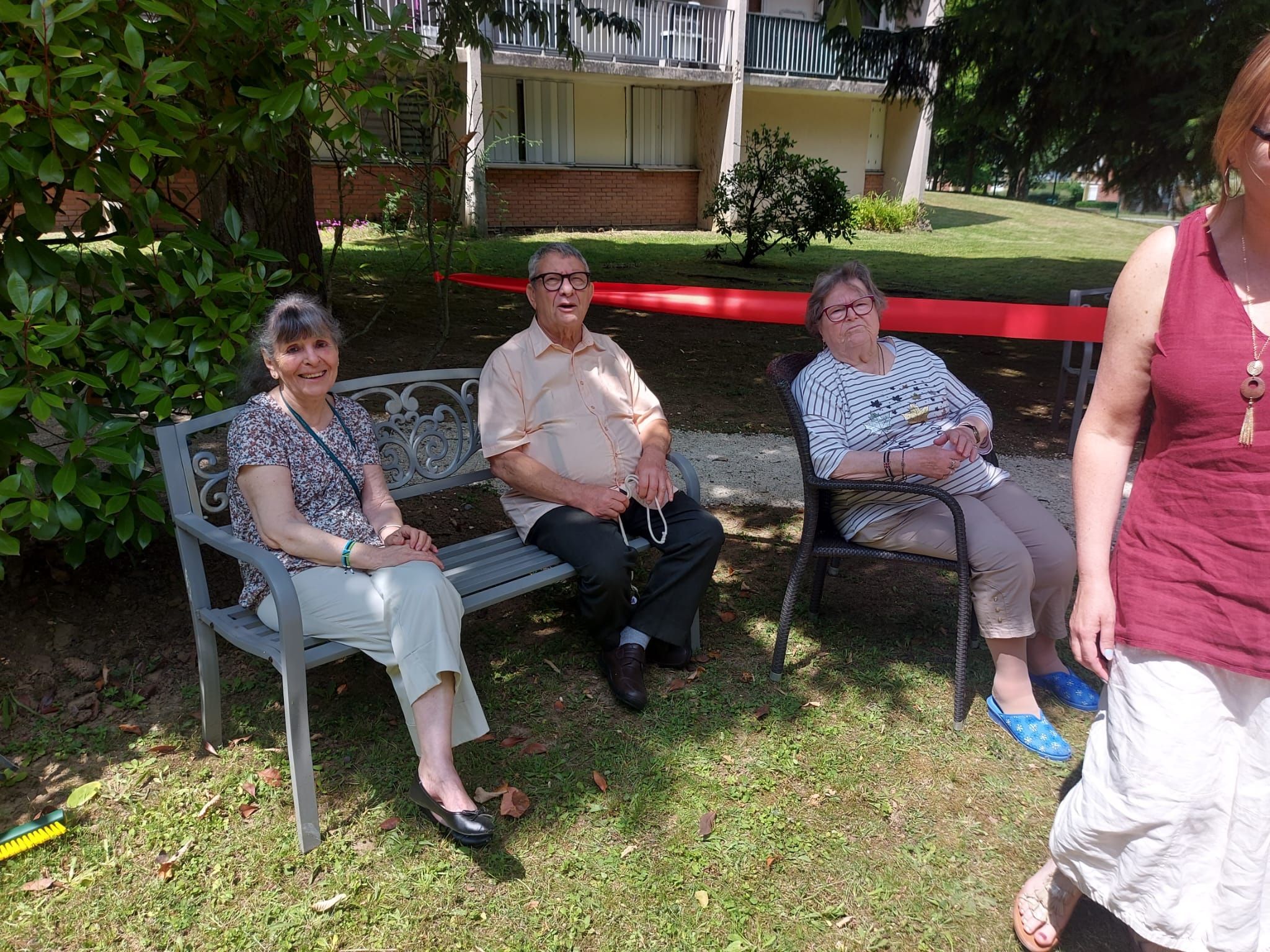 l’inauguration du nouveau terrain de pétanque