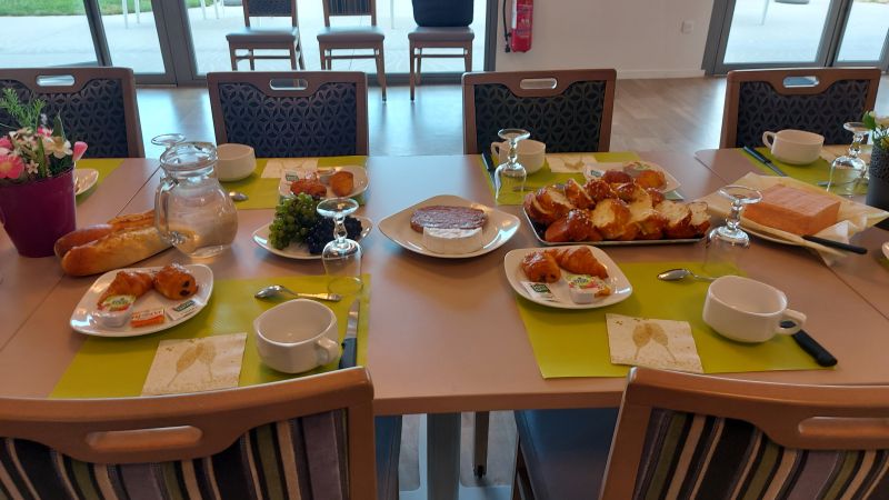 Petit-déjeuner de vendanges
