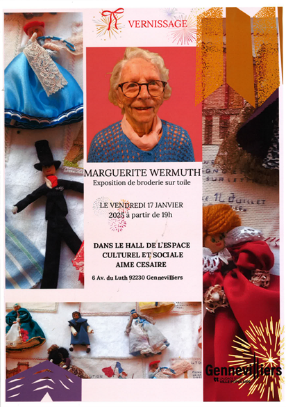 vernissage de Madame Marguerite Wermuth