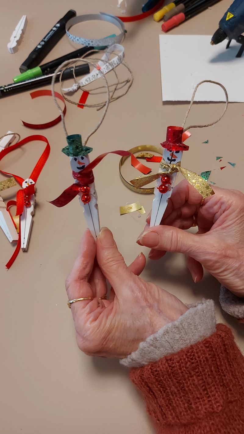 préparation marché de noel 