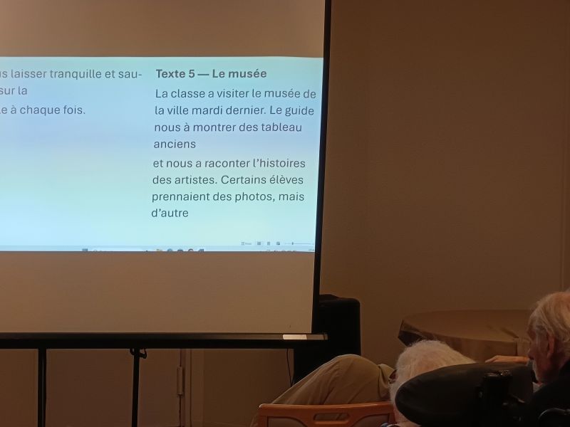 atelier langue française