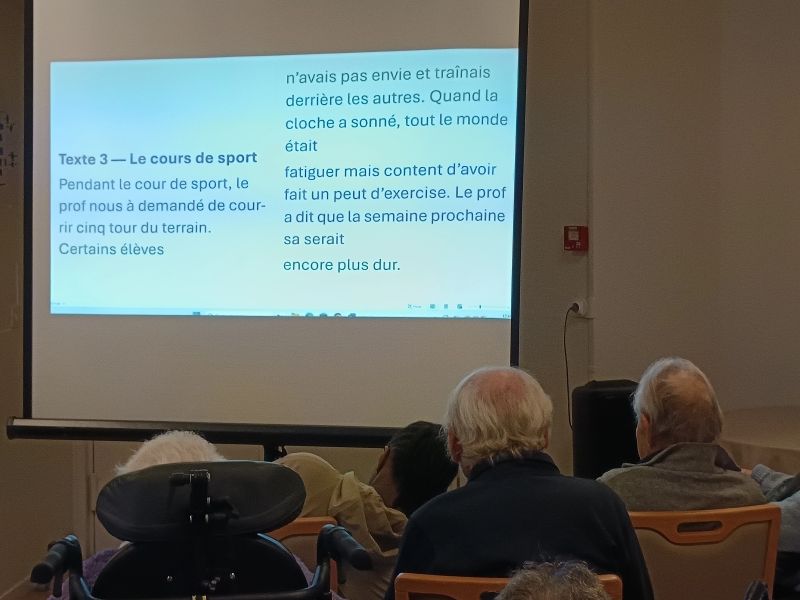 atelier langue française