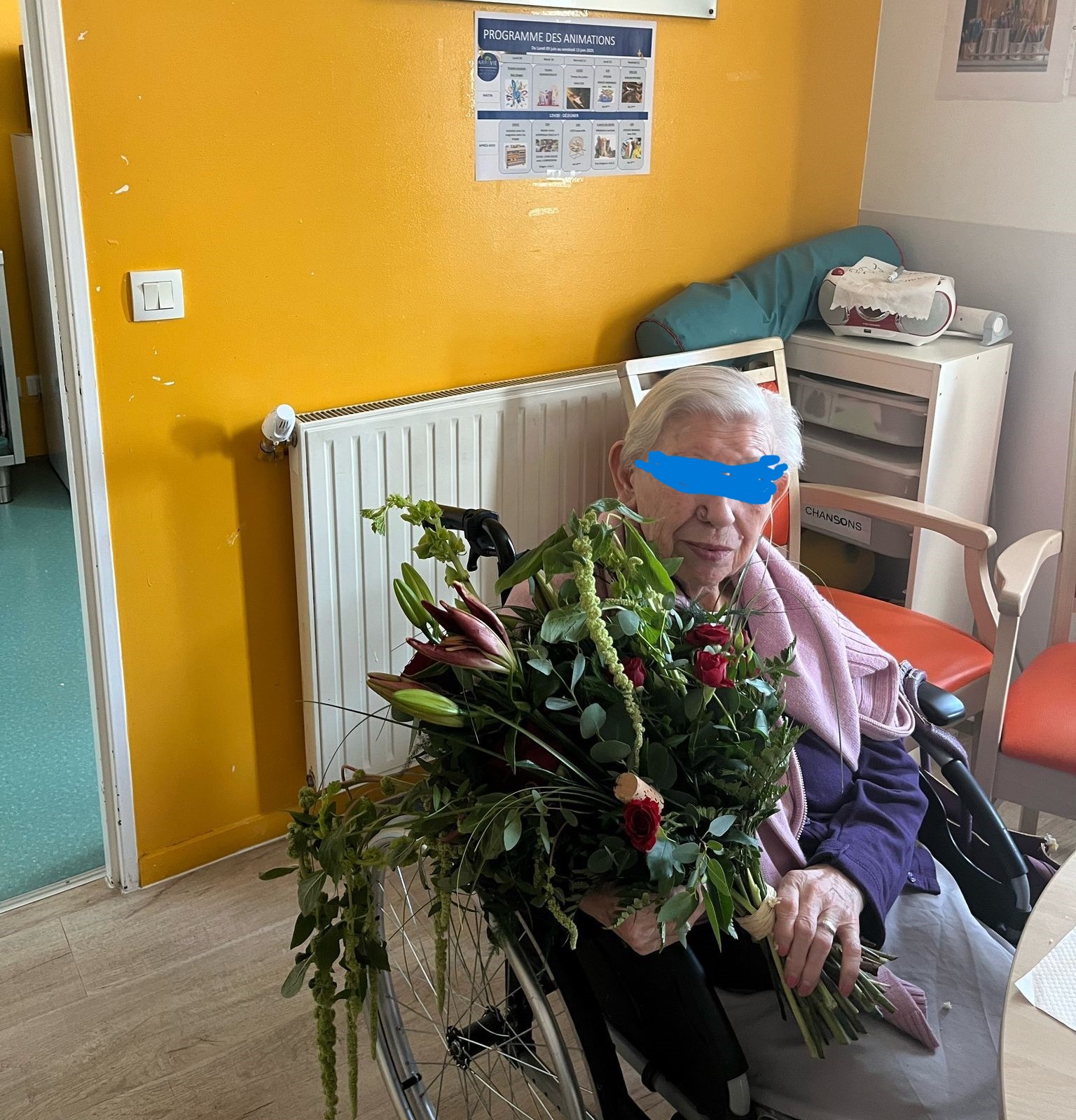 Don de fleurs